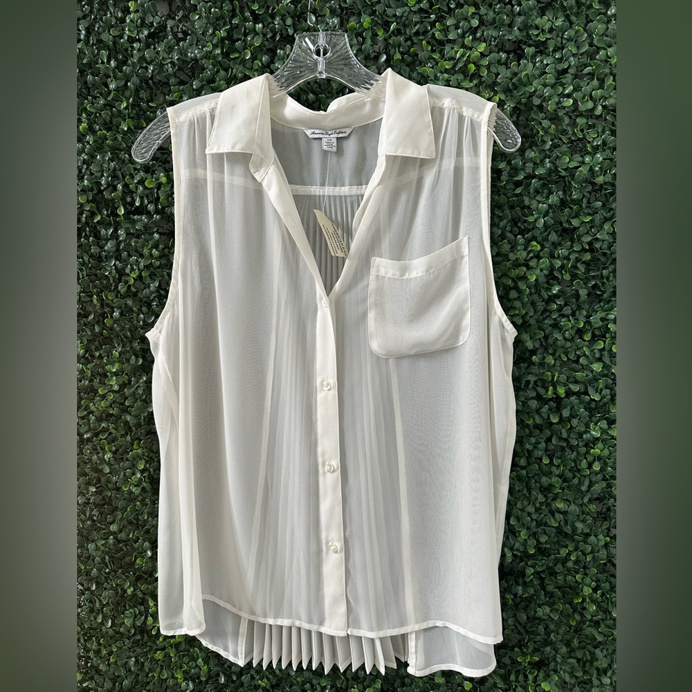 Sheer Sleeveless Top